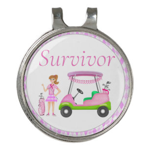 Swing For Pink Golf Outing Breast Cancer Awareness Golf Hat Clip