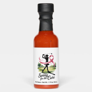 Swing for the Cure Golf Breast Cancer Hot Sauces