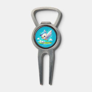Swing into Fun Golfing Birdie Divot Tool