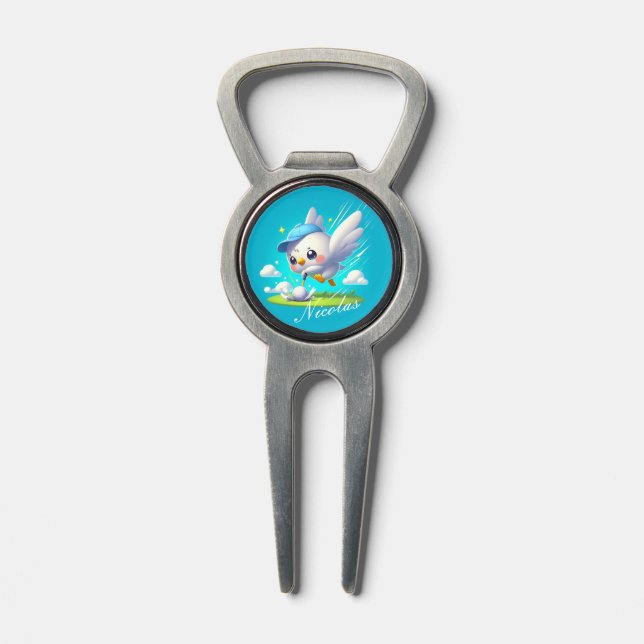 Swing into Fun Golfing Birdie Divot Tool (Composite)