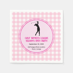 Swing into Fun: Ladies Golf League Celebration Napkins