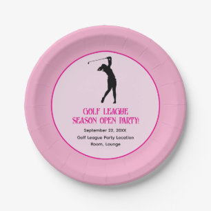 Swing into Fun: Ladies Golf League Celebration Paper Plates