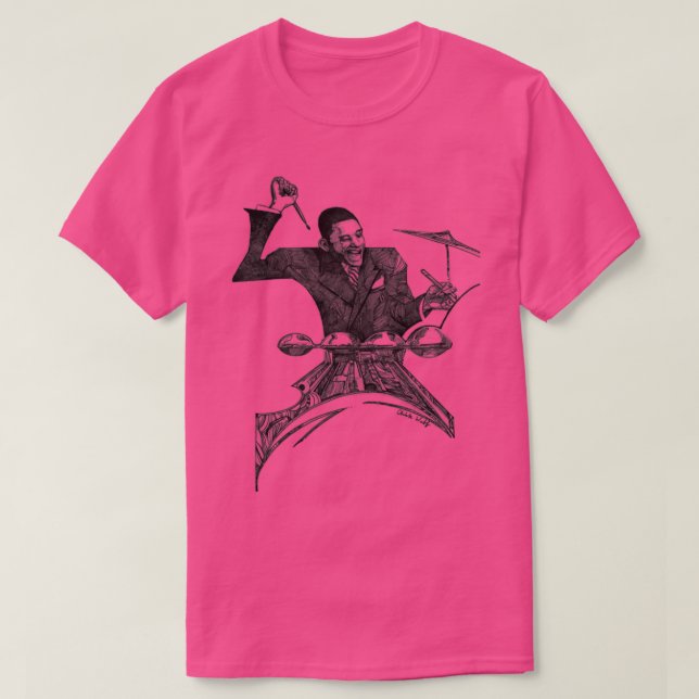 Swing Jazz Drummer Chick Webb T-Shirt (Design Front)