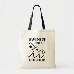 Swing Like A Golfer Golf  Tote Bag