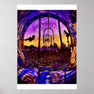 Swing through the multiverse  poster