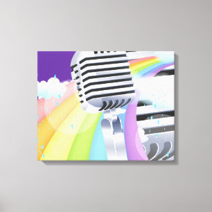 Swing when your Singing Canvas Print