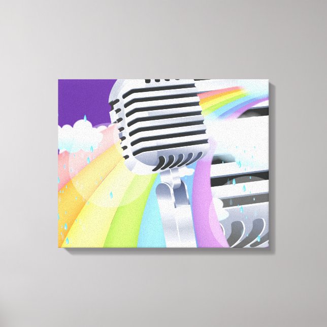 Swing when your Singing Canvas Print (Front)