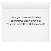 **SWINGER** CELEBRATES THE **BIG ONE** CARDS (Inside Horizontal (Bottom))