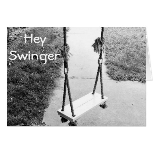 **SWINGER** CELEBRATES THE **BIG ONE** CARDS (Front Horizontal)
