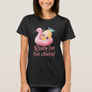 Swinger Cruise Flamingo Upside Down Pineapple T-Shirt