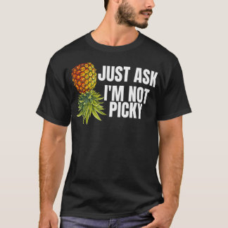 Swinger Party Funny Embarrassing Upside Down Pinea T-Shirt