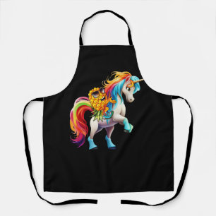 Swinger Upside Down Pineapple Magical Unicorn Rain Apron