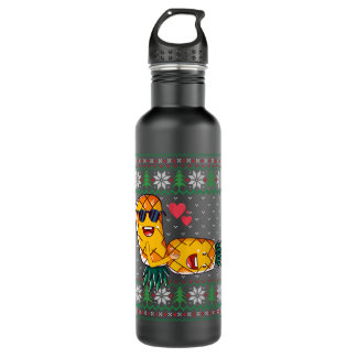 Swinger Upside Down Pineapple Making Love Ugly Pat Stainless Steel Water Bottle