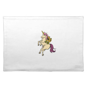 Swingers Couple Pineapples Swinging on a Unicorn S Cloth Placemat
