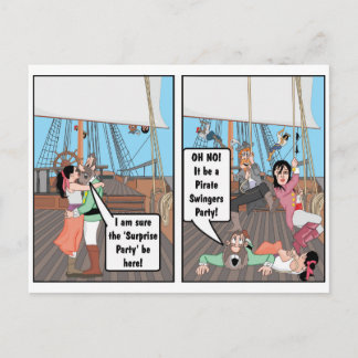 SWINGERS JOKE POSTCARD