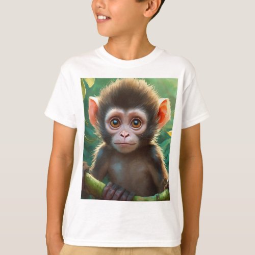 Swingin Safari Baby Monkey Jungle T_Shirt Colle
