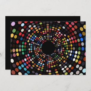 Swinging 60s retro party theme invitation