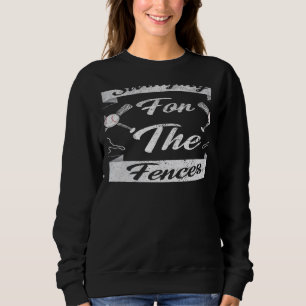 Swinging For the Fences Baseball Cute Meme  2 Sweatshirt
