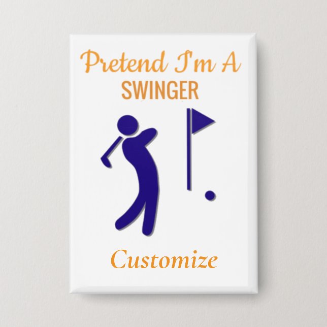 Swinging Golfer Thunder_Thunder_Cove Button (Front)