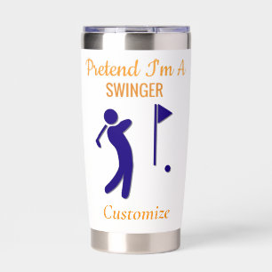 Swinging Golfer Thunder_Thunder_Cove Insulated Tumbler