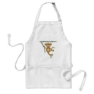 swinging monkey adult apron