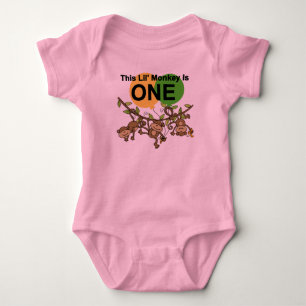 Swinging Monkeys 1st Birthday t shirts and Gifts