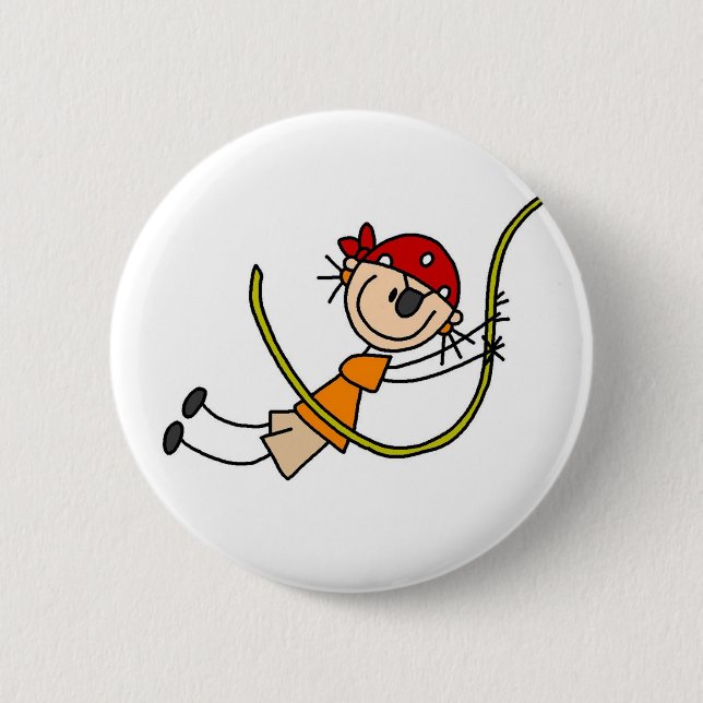 Swinging Pirate Button (Front)