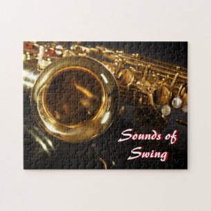 Swinging Saxophone Jigsaw Puzzle