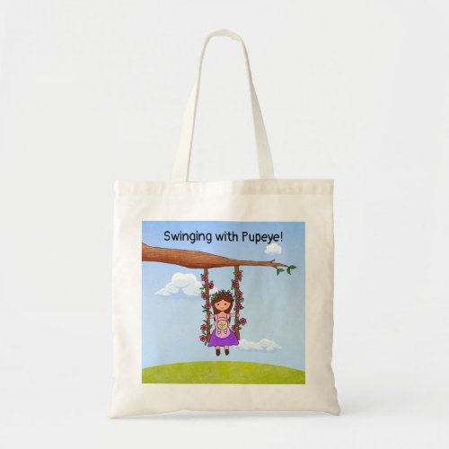 Swinging with Pupeye Tote Bag