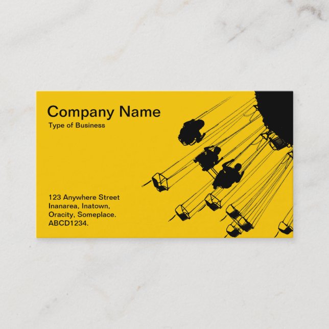 Swings and Roundabouts - Amber Business Card (Front)