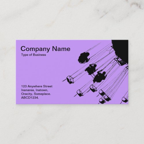 Swings and Roundabouts _ Lilac Business Card