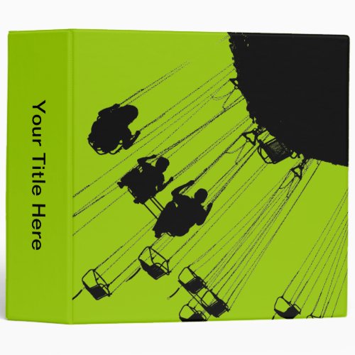 Swings and Roundabouts _ Martian Green Binder
