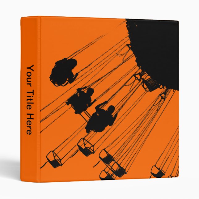 Swings and Roundabouts - Orange 3 Ring Binder (Front/Spine)