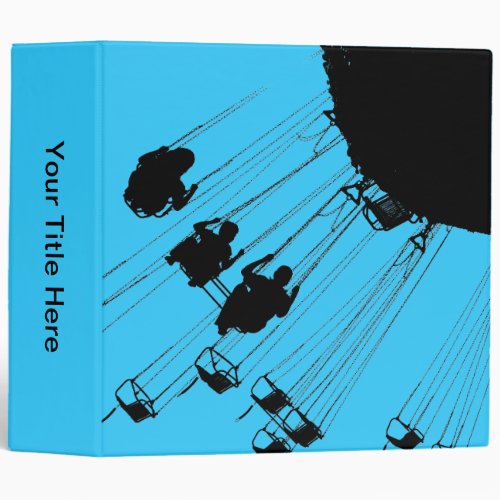 Swings and Roundabouts _ Sky Blue Binder