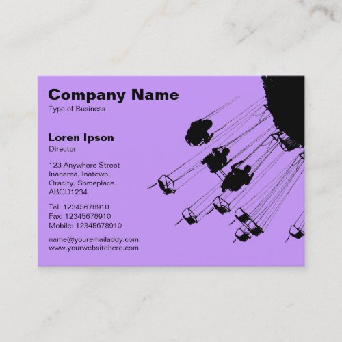 Swings and Roundabouts v2 _ Lilac Business Card