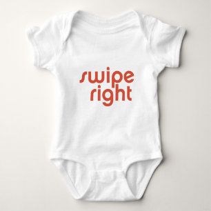 Swipe Right Baby Bodysuit