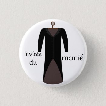 Swipes In Invited Of The Groom Pinback Button by Feerepart at Zazzle