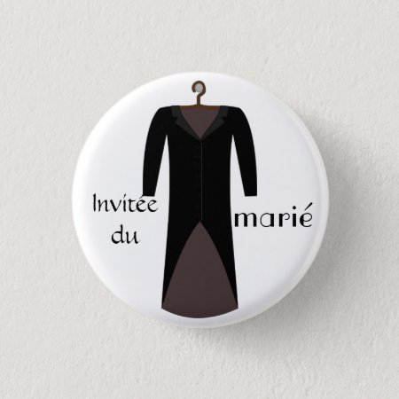 Swipes In Invited Of The Groom Pinback Button