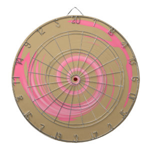 Swirl Abstract Art 4 Dart Board