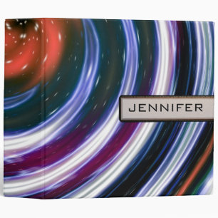 Swirl Abstract Art #6 Binder