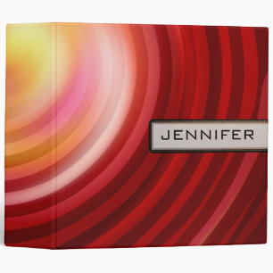 Swirl Abstract Art #7 Binder