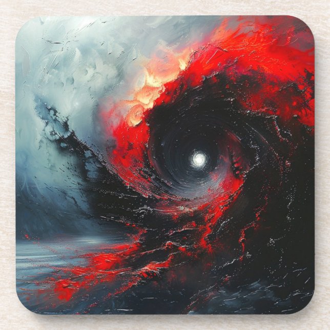 Swirl Beverage Coaster (Front)