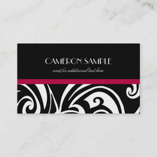 Customizable Swirl Business Card Templates