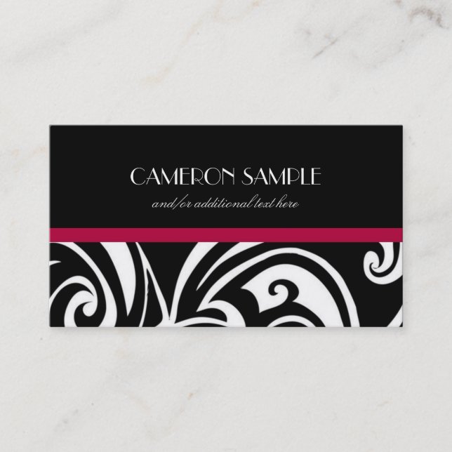 Swirl Business Card (Front)