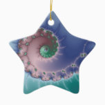 Swirl Ceramic Ornament