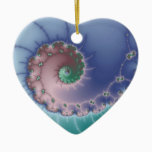 Swirl Ceramic Ornament