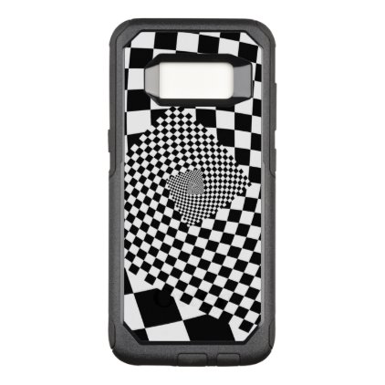 Swirl Checkerboard OtterBox Commuter Samsung Galaxy S8 Case