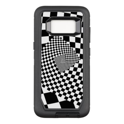Swirl Checkerboard OtterBox Defender Samsung Galaxy S8 Case