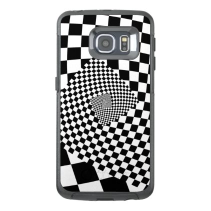 Swirl Checkerboard OtterBox Samsung Galaxy S6 Edge Case