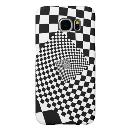 Swirl Checkerboard Samsung Galaxy S6 Case